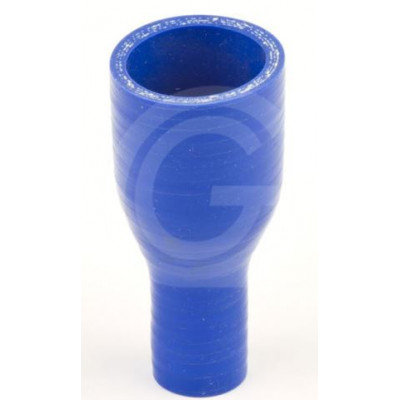 Siliconen verloopstuk recht | blauw | Ø 45/57, 102 mm | per stuk